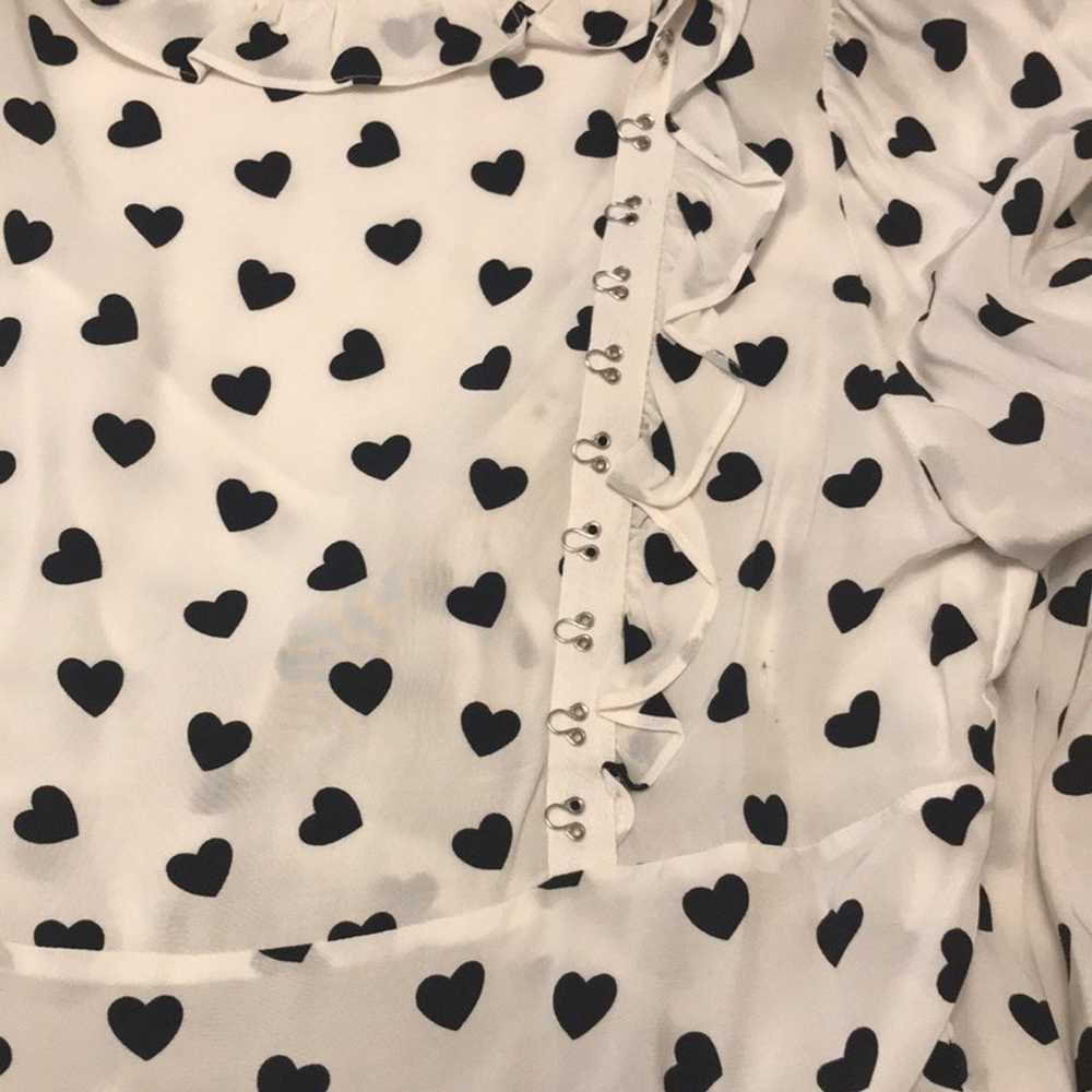 For Love and Lemons super cute top with hearts. S… - image 6