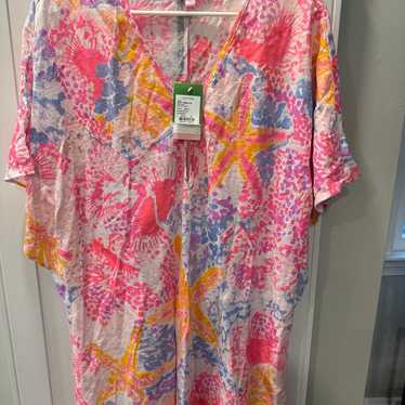 NWT LILLY PULITZER BALLETA COVER-UP BOHEMIAN BEAC… - image 1