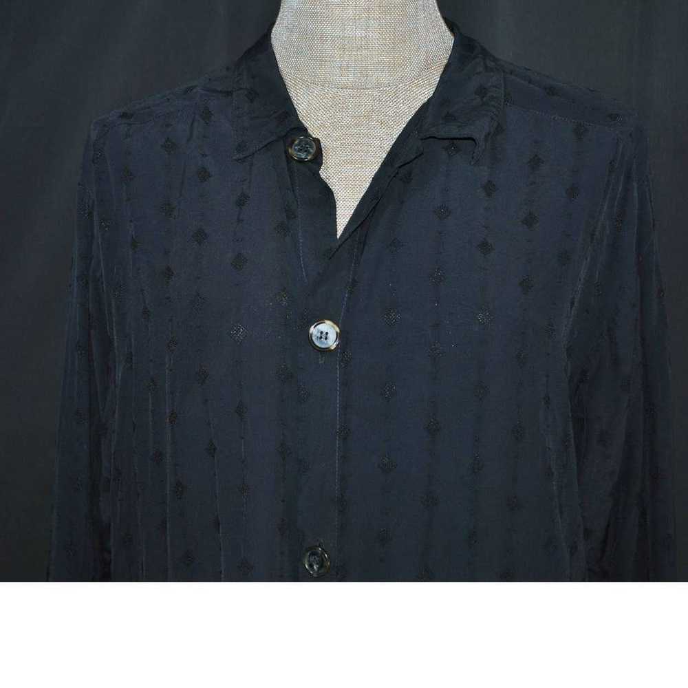 CP Shades Black Button Up Top - M - image 2