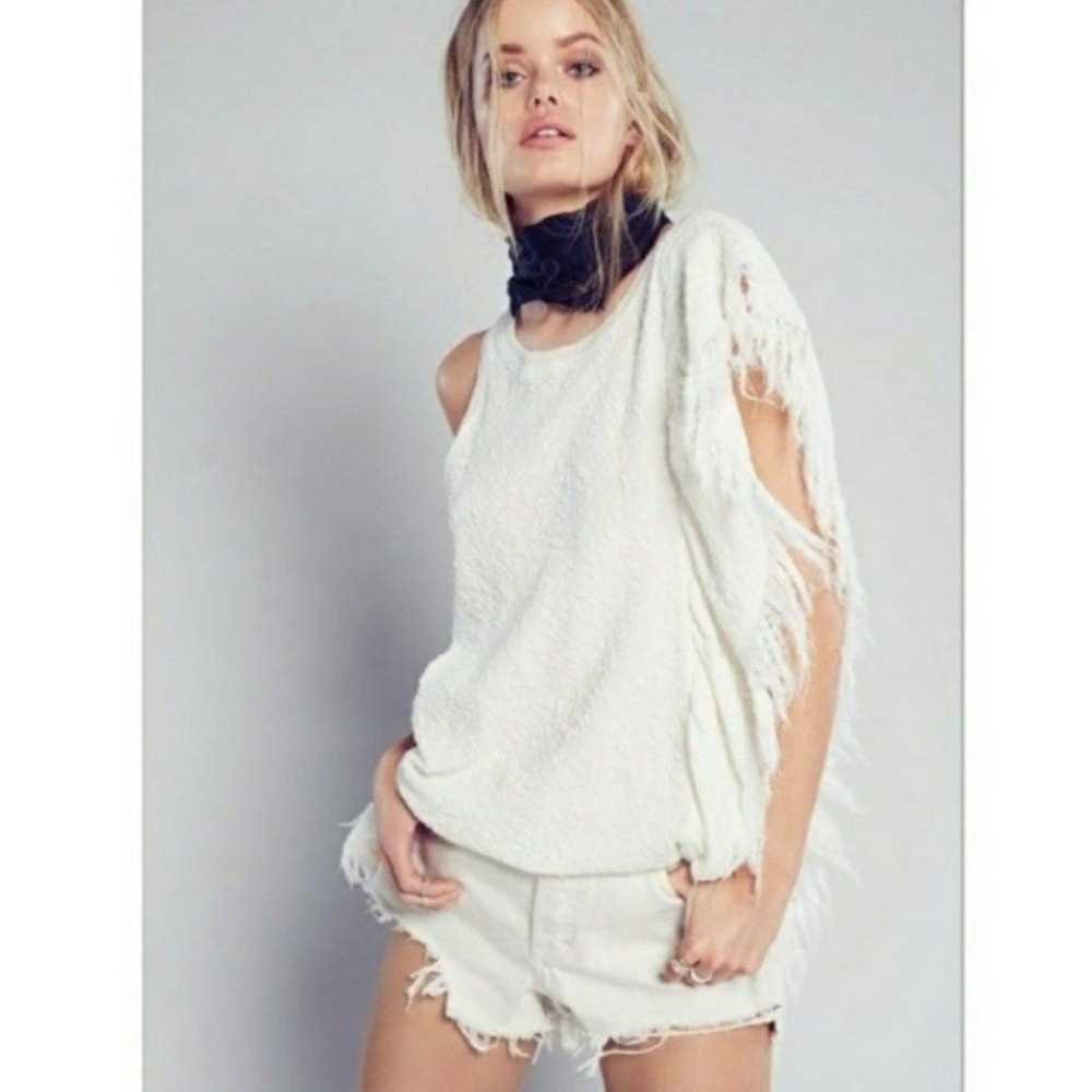 Free People Treat Me Tender Top in Ivory - image 1