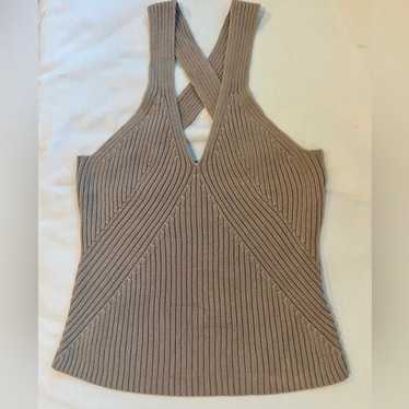 Vintage Giordano Quality Apparel Tan Brown Knit C… - image 1