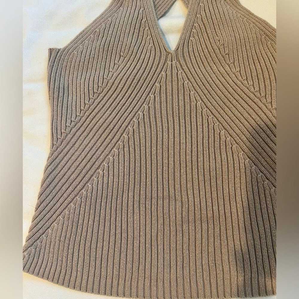 Vintage Giordano Quality Apparel Tan Brown Knit C… - image 3