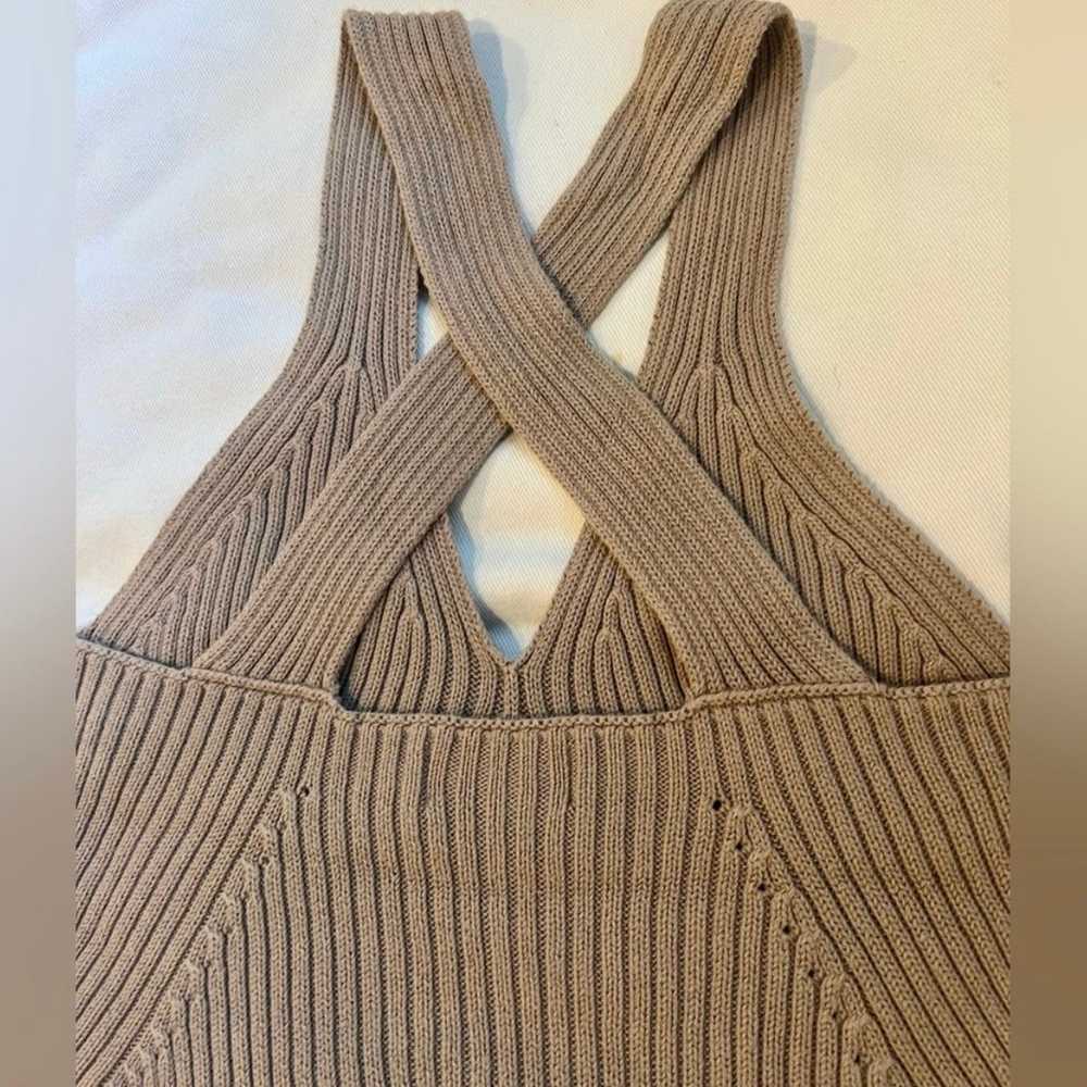 Vintage Giordano Quality Apparel Tan Brown Knit C… - image 6