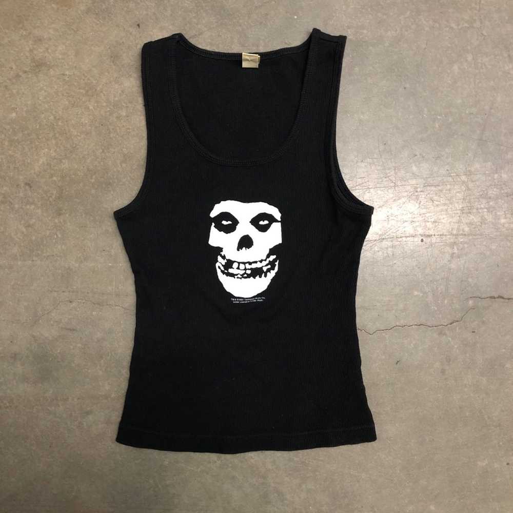 Vintage 2001 Misfits Crimson Ghost Logo Punk Band Wom… - Gem