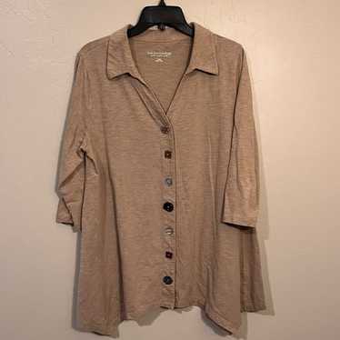 Soft Surroundings Danielle Button Tunic