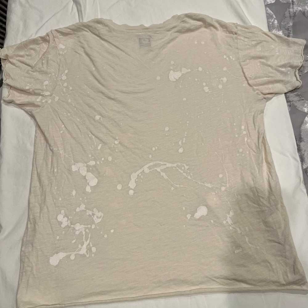 NSF CLOTHING Moore Paint Splatter Tee L Off white… - image 5