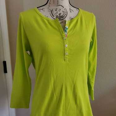 Lilly Pulitzer Vintage Lime Green top