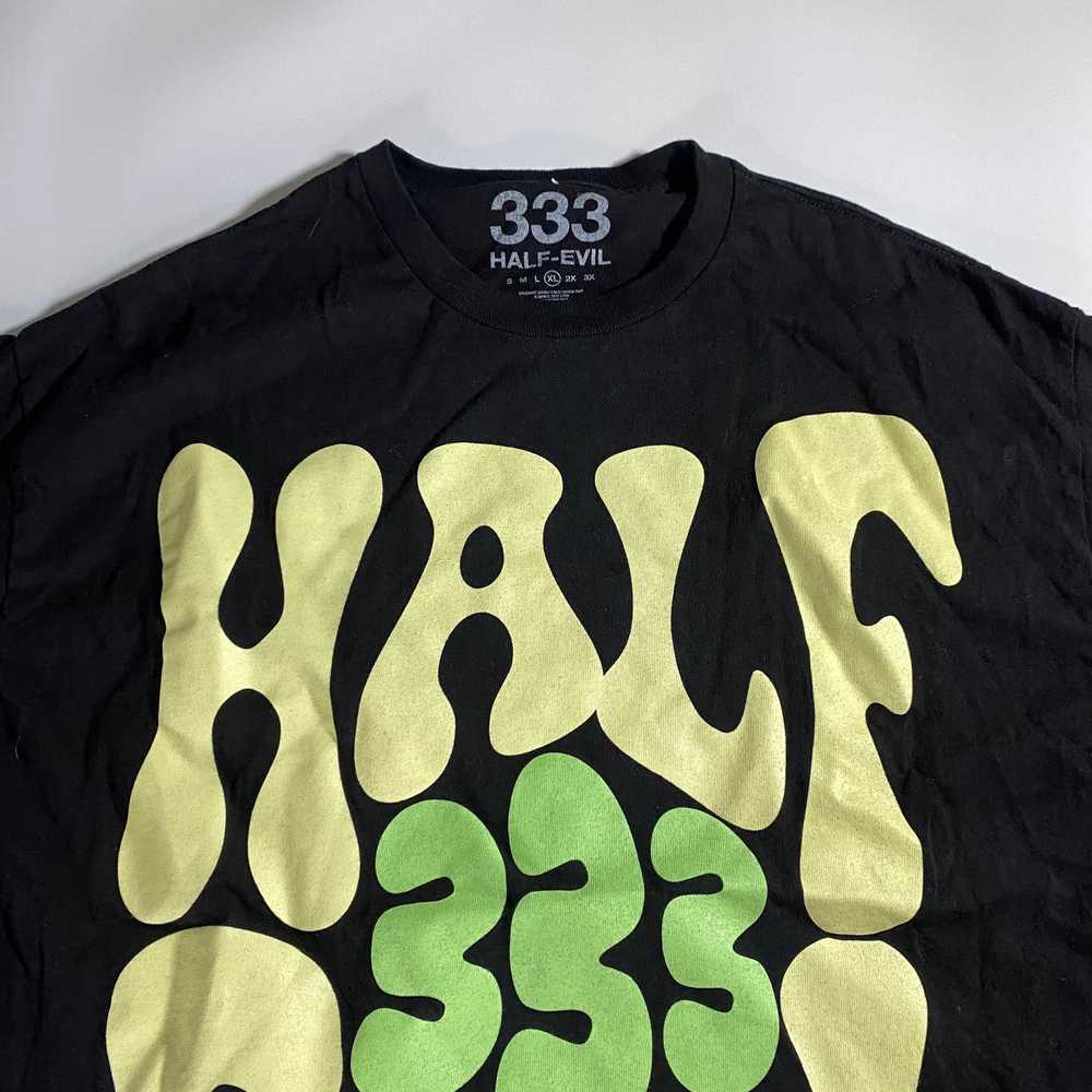 Half Evil 333 Half Evil Big Print T Shirt Men's X… - image 2