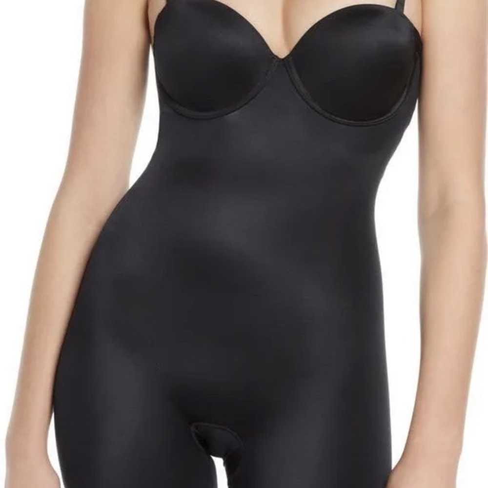 ⚡️SPANX Bodysuit Black Suit Your Fancy Strapless … - image 1