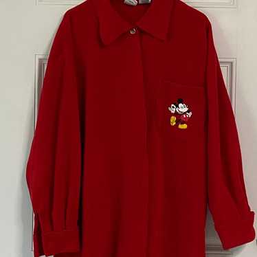 Red Mickey Mouse Fleece Jacket - image 1
