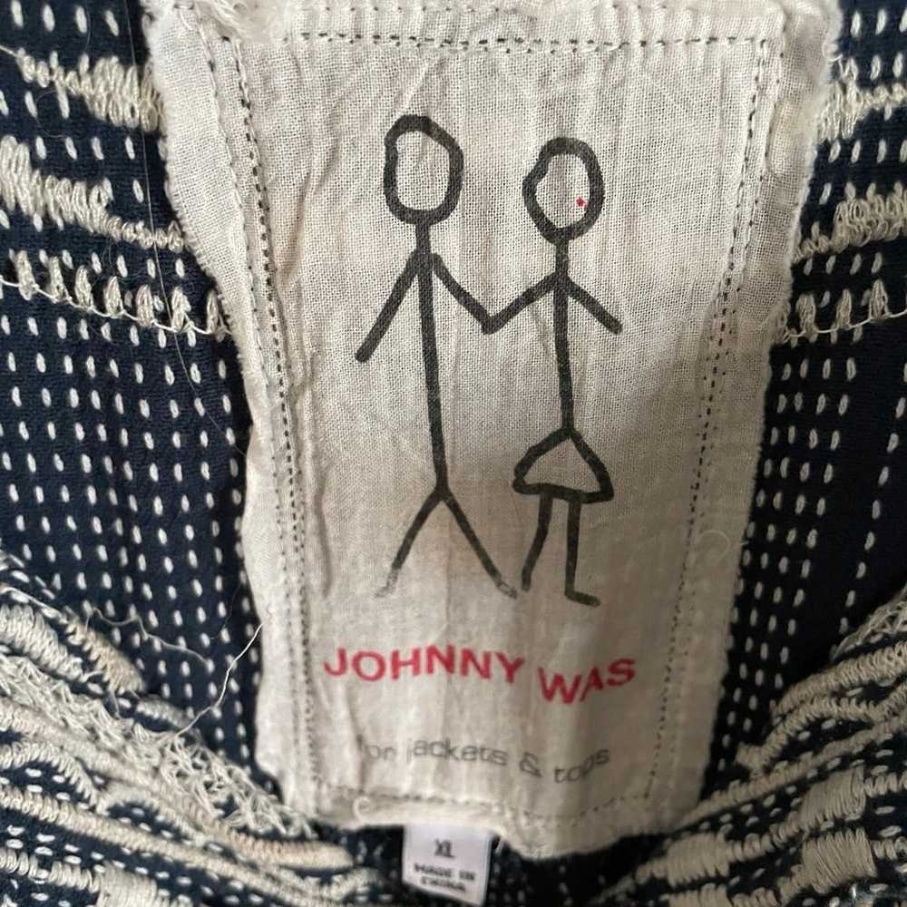embroidered Johnny Was Top - image 3