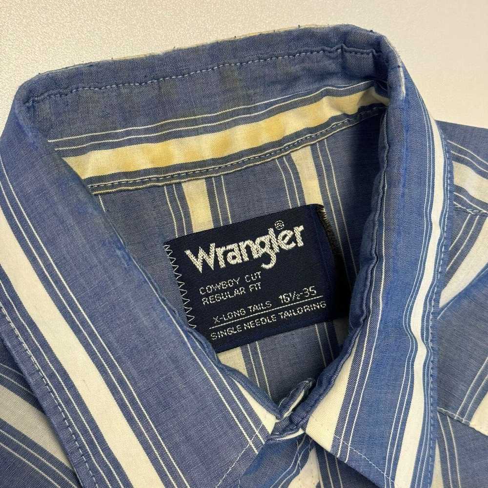 Vintage × Wrangler Wrangler Pearl Snap Button Up … - image 4
