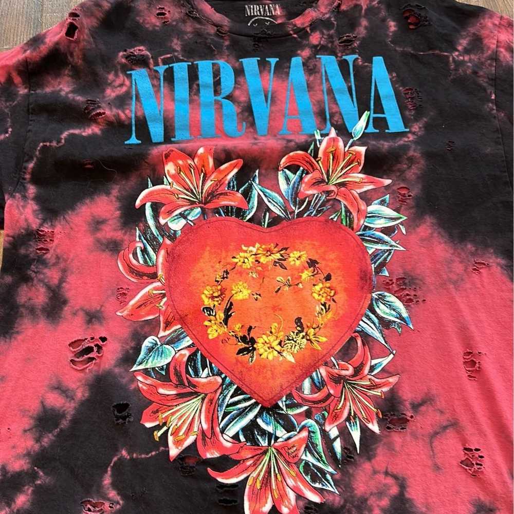 Distressed Nirvana Band Tshirt - image 6