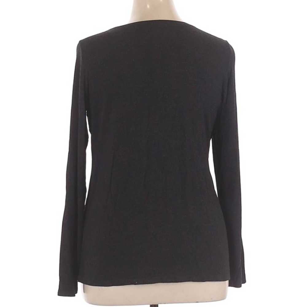 EILEEN FISHER Gray Long Sleeve T-shirts - image 3
