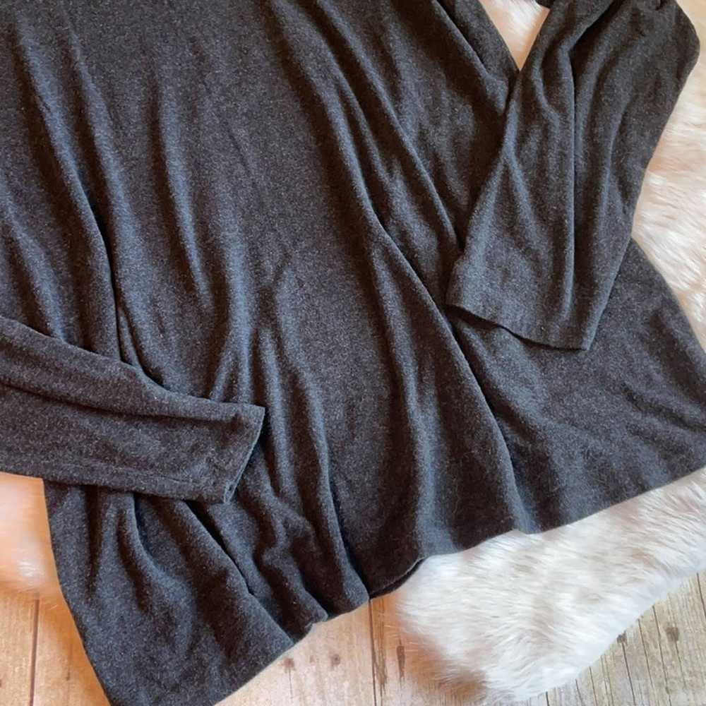 EILEEN FISHER Gray Long Sleeve T-shirts - image 5