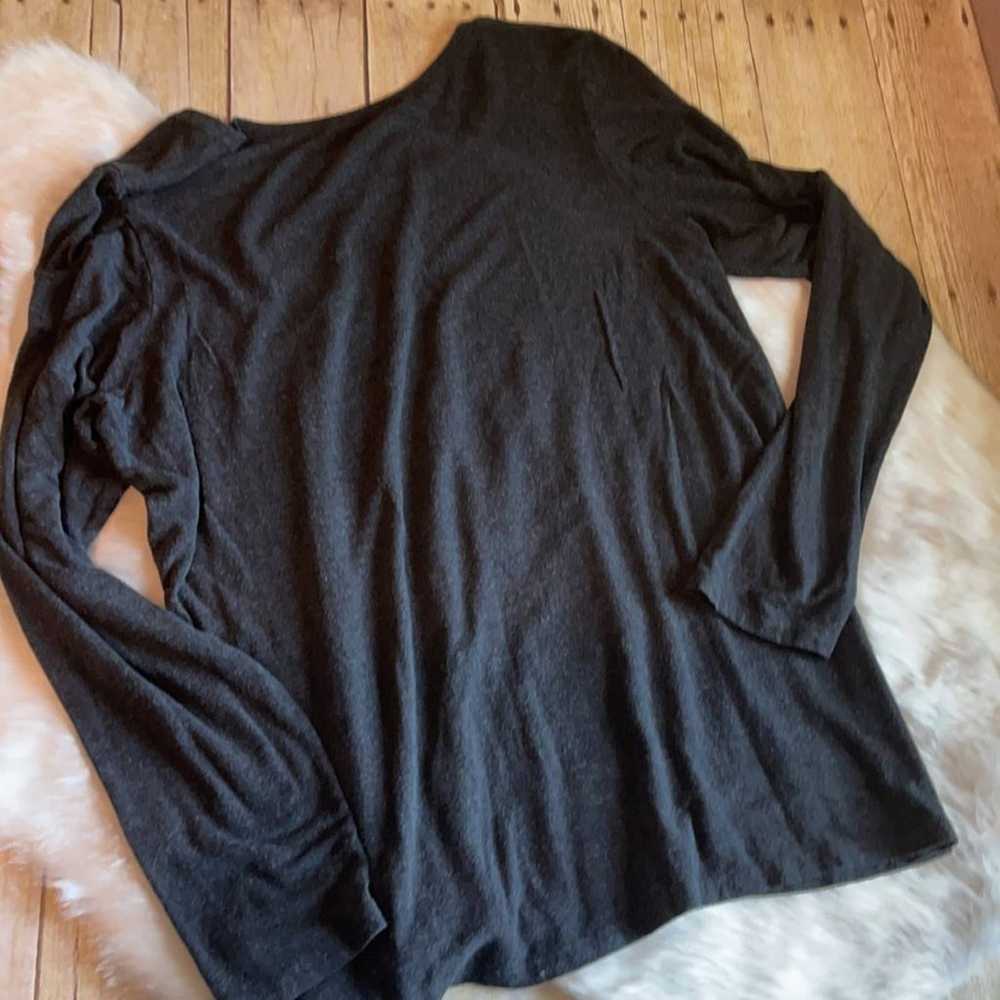 EILEEN FISHER Gray Long Sleeve T-shirts - image 8