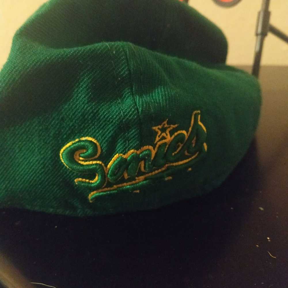 Vintage Seattle SuperSonics hat and shir - image 2