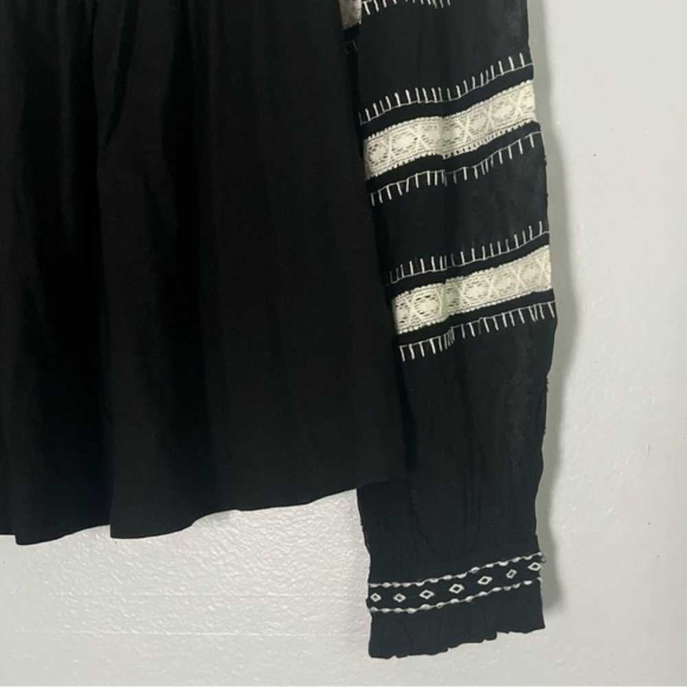 NWT Anthropologie Maeve Black Winona Lace Embroid… - image 4