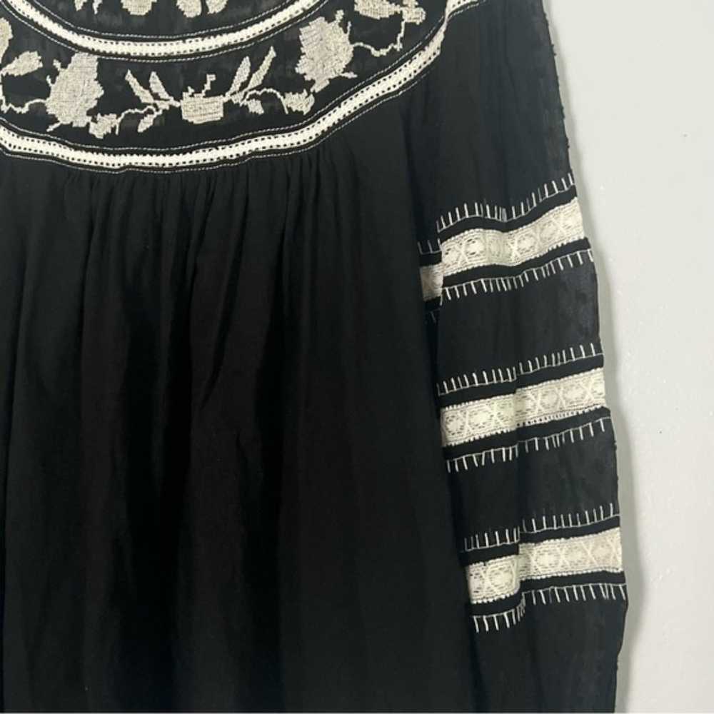 NWT Anthropologie Maeve Black Winona Lace Embroid… - image 5