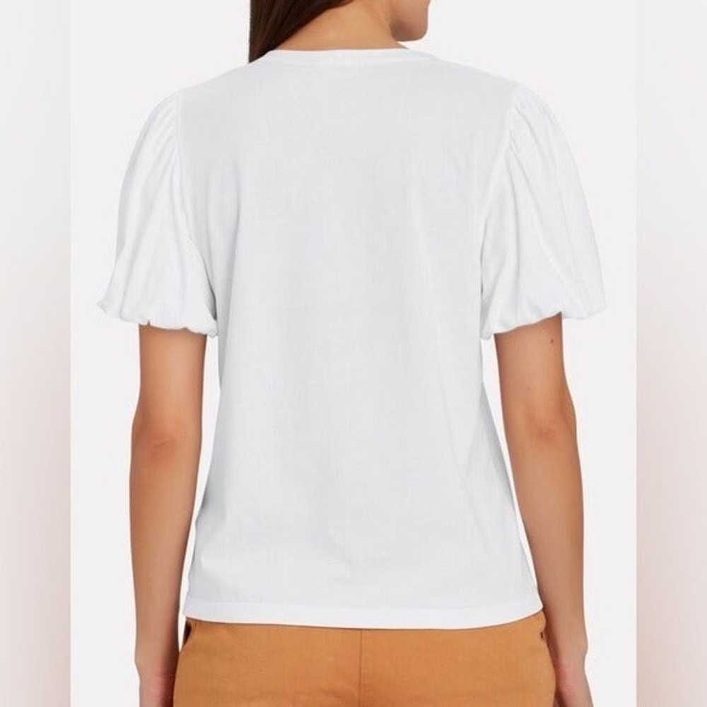 A.L.C. White Poole puff sleeve t shirt - image 4