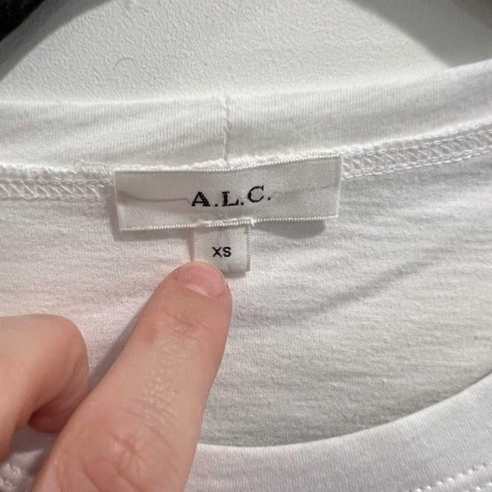 A.L.C. White Poole puff sleeve t shirt - image 5