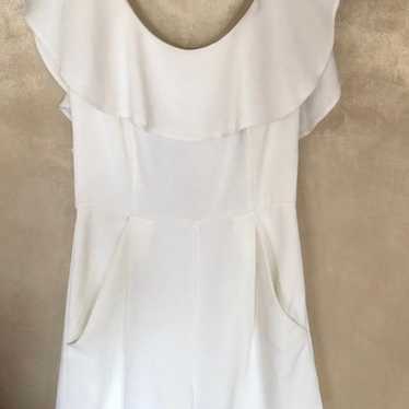 french connection white romper Sz 2 - image 1