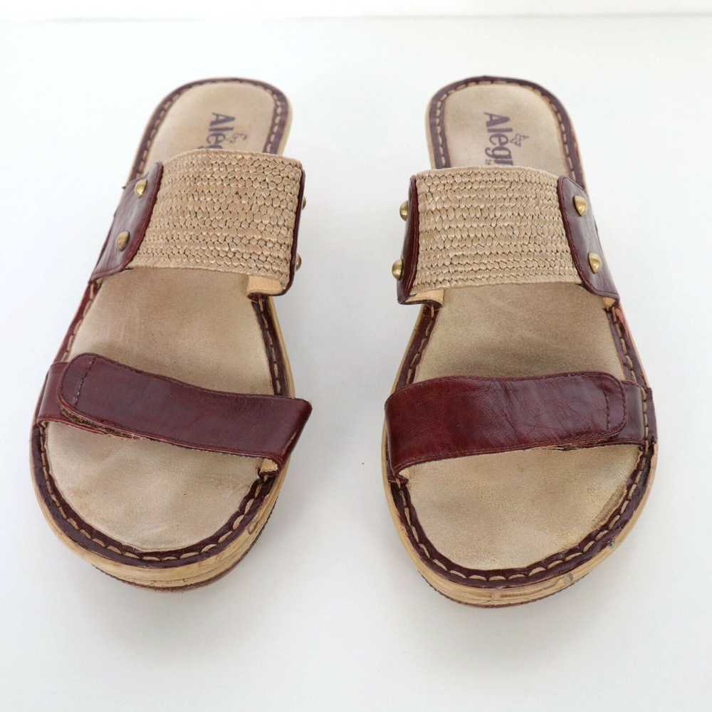 Vintage Alegria Wedge Slides Sandals Lana Womens … - image 2