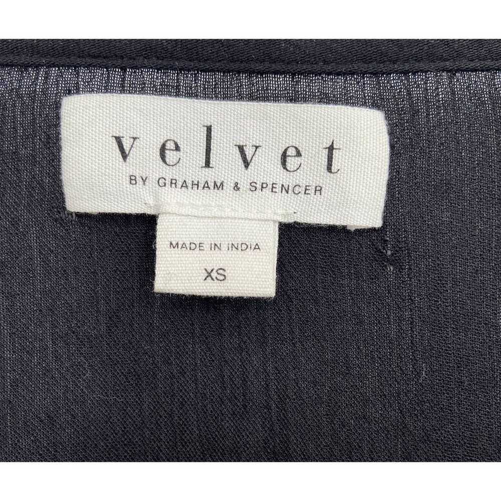 Velvet by Graham & Spencer Black Embroidered  Ala… - image 5