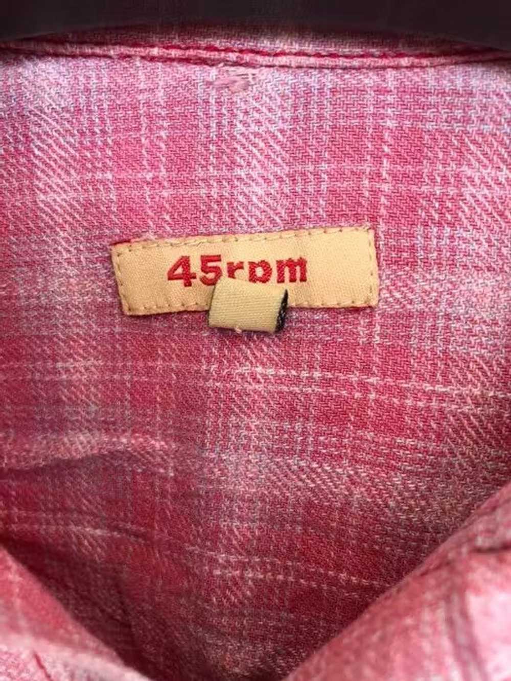 45rpm × Flannel × Japanese Brand 45 Rpm Japan But… - image 5
