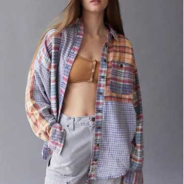 Urban outfitters spliced flannel