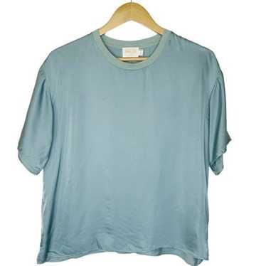 Nation LTD Luxe Sateen Tee Marie Boxy Top S - image 1