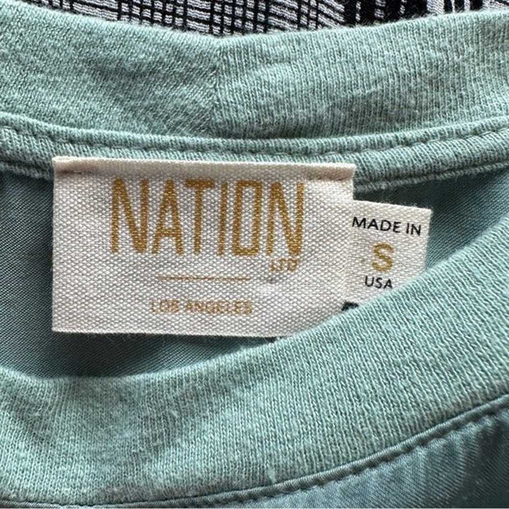 Nation LTD Luxe Sateen Tee Marie Boxy Top S - image 3