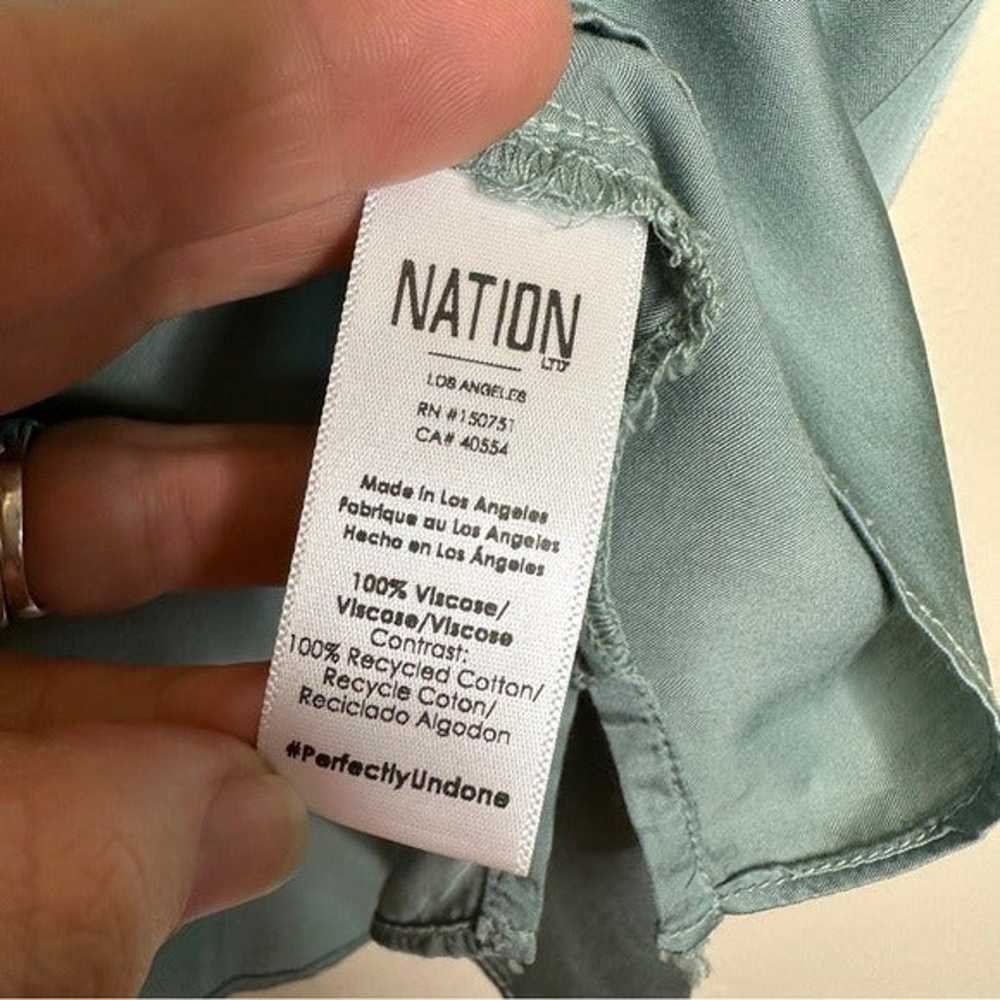 Nation LTD Luxe Sateen Tee Marie Boxy Top S - image 5