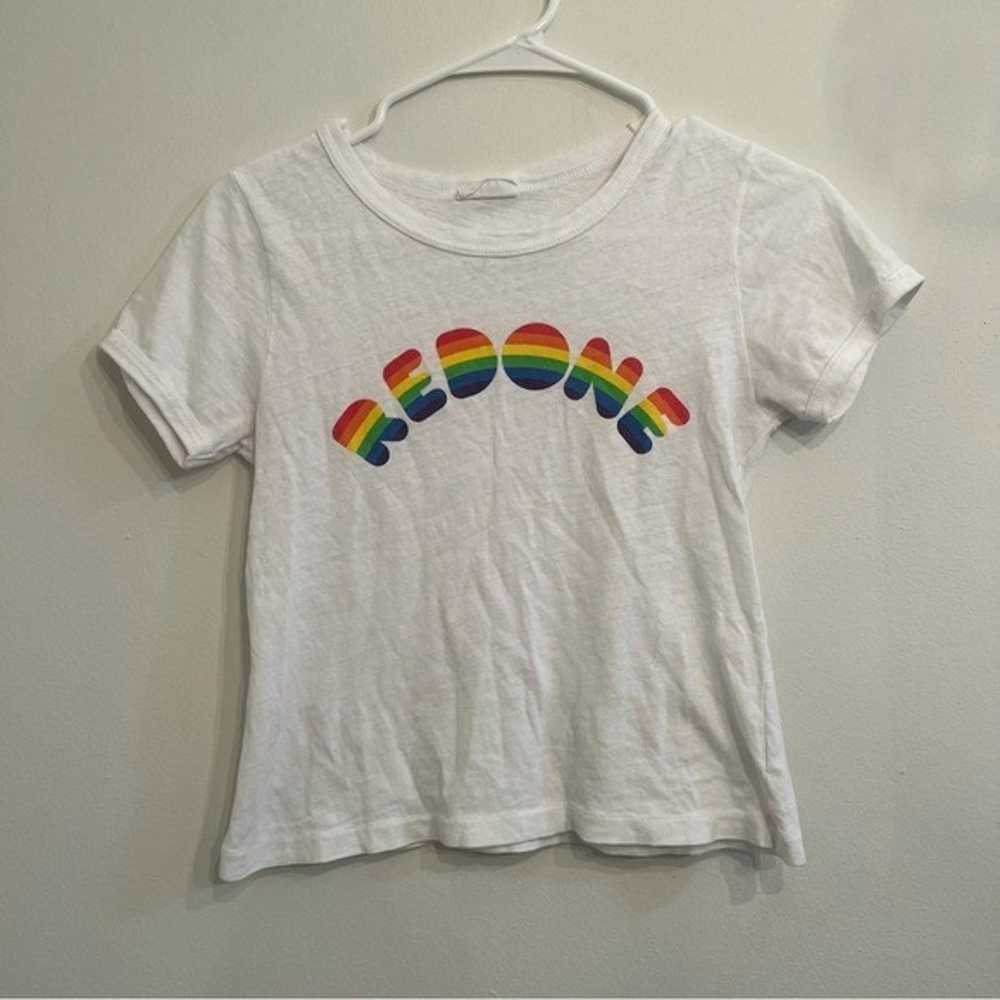 Re/Done Rainbow Tee - image 2