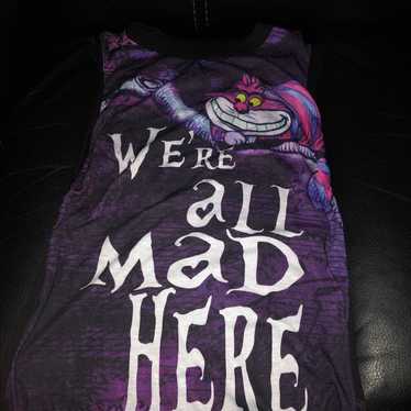 Alice in Wonderland We’re All Mad Here Tank Top D… - image 1
