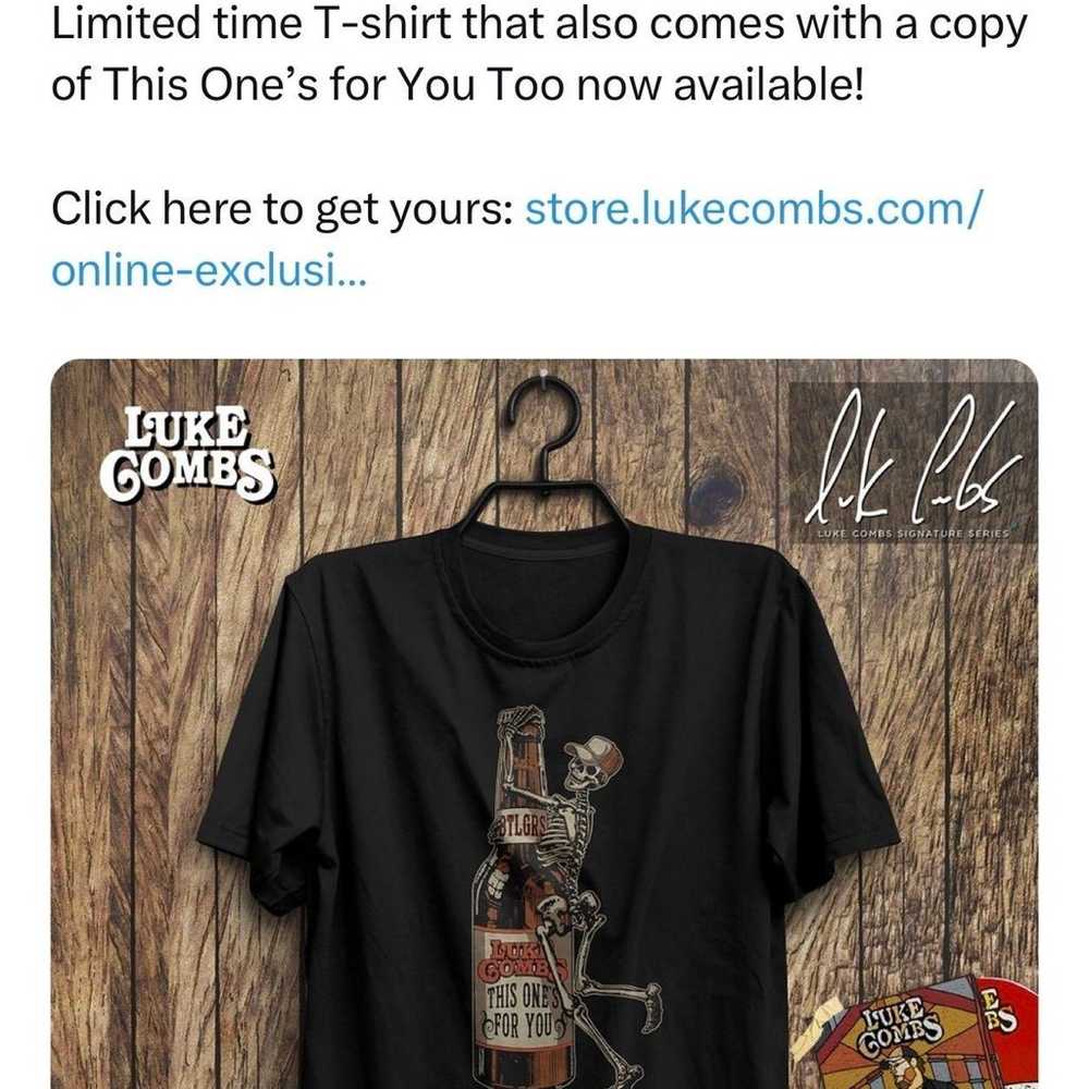 RARE LUKE COMBS THIS ONE’S FOR YOU TSHIRT SIZE SM… - image 8
