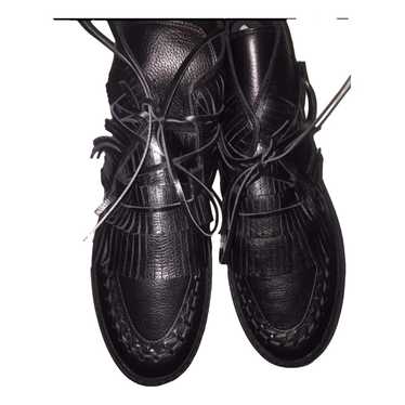 Casadei Leather lace ups