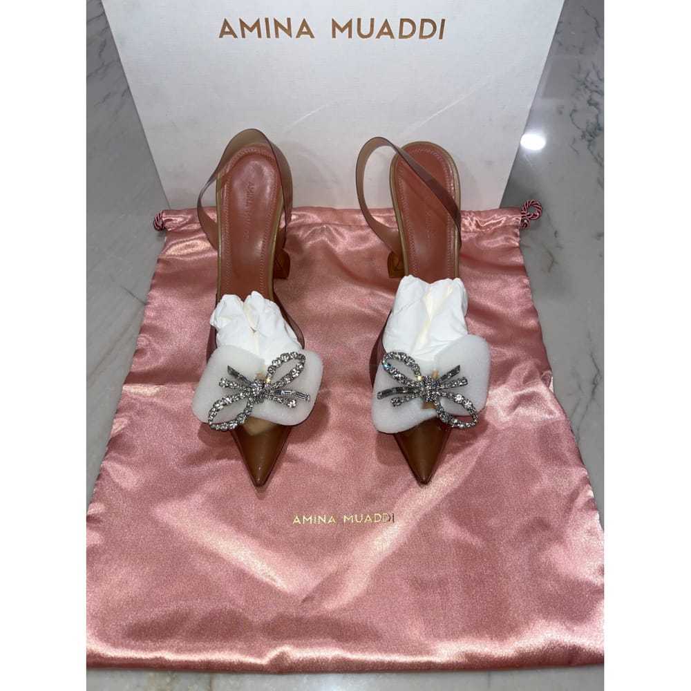 Amina Muaddi Rosie leather heels - image 5
