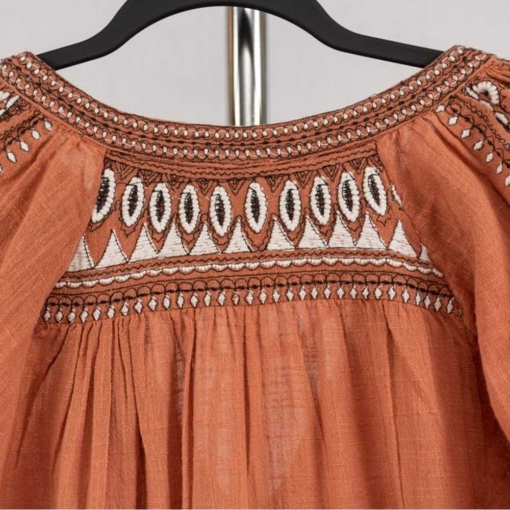 Free People Dream Weaver V-Neck Embroidered Tunic… - image 12