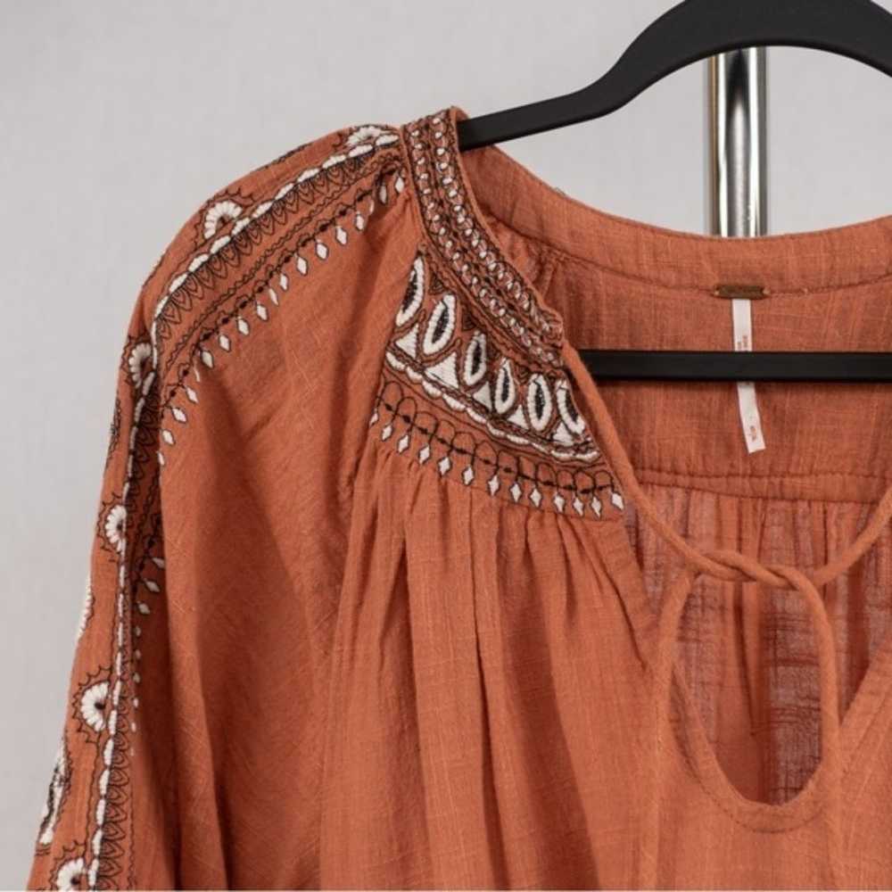 Free People Dream Weaver V-Neck Embroidered Tunic… - image 7