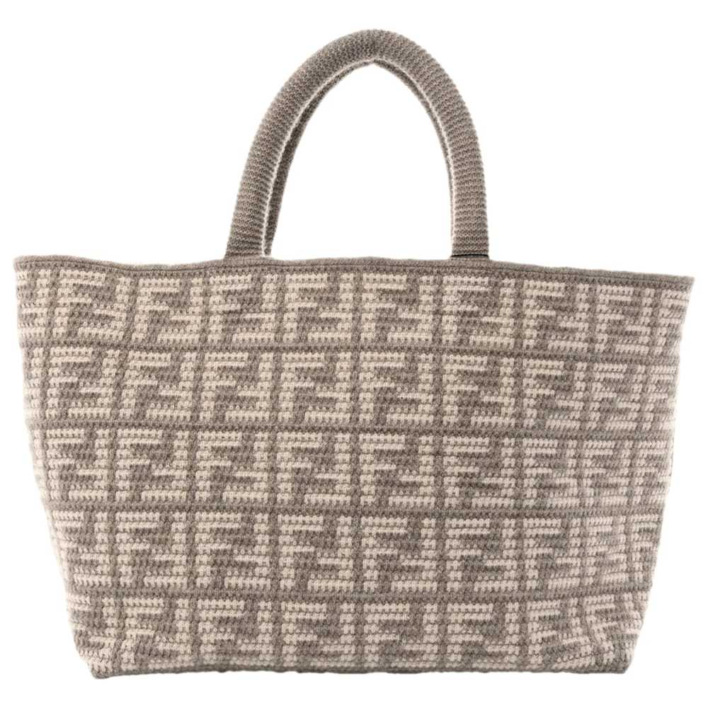 Fendi Ff leather tote - image 1