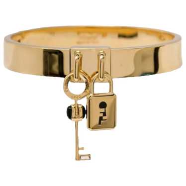 Fendi Ff leather bracelet - image 1