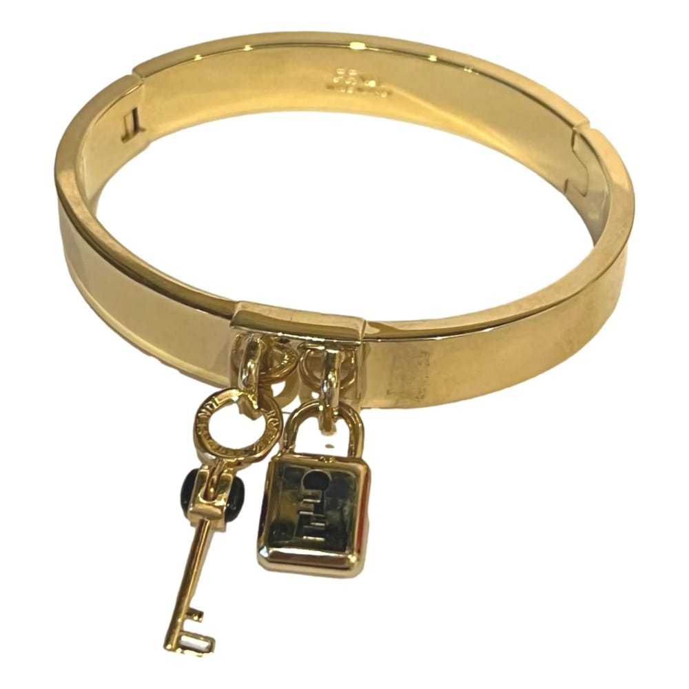 Fendi Ff leather bracelet - image 2