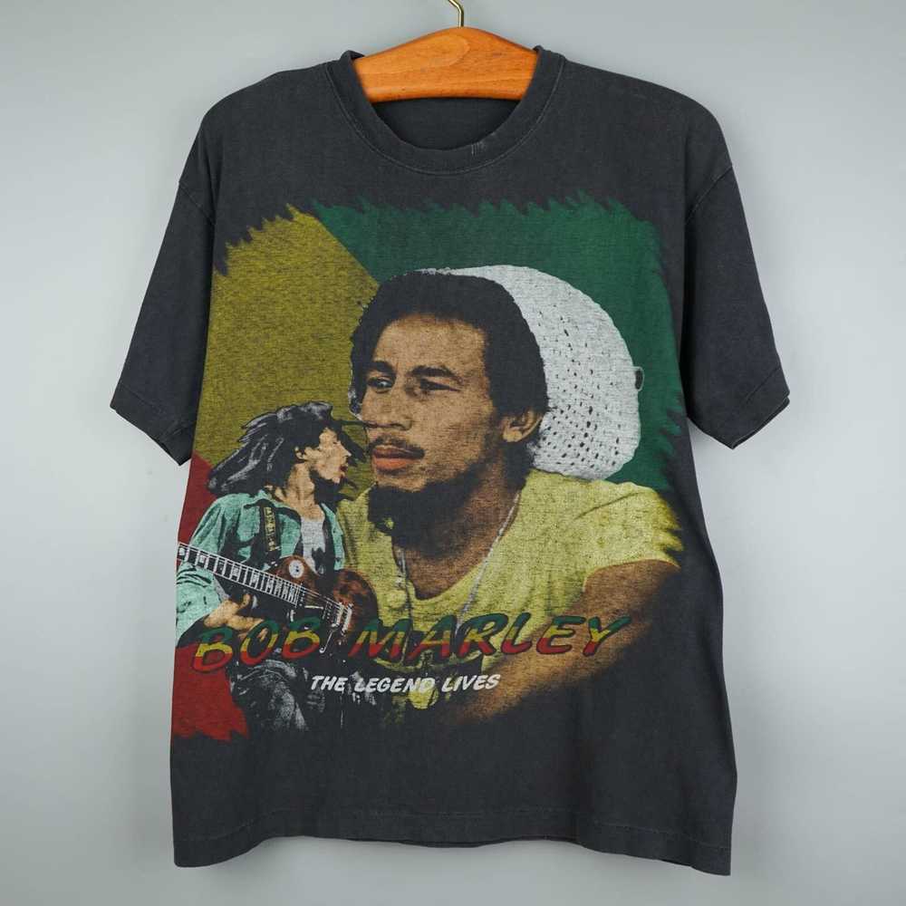 Bob Marley × Rap Tees × Vintage Bob Marley Rap te… - image 1
