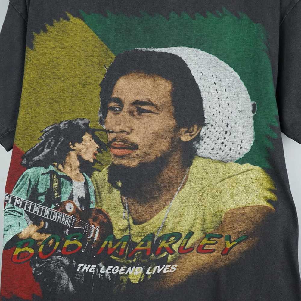 Bob Marley × Rap Tees × Vintage Bob Marley Rap te… - image 2