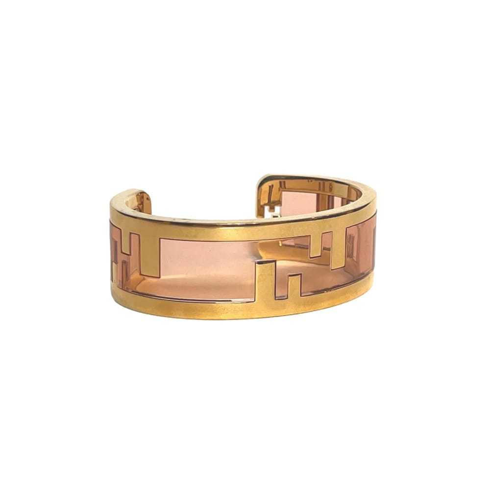 Fendi Ff leather bracelet - image 4