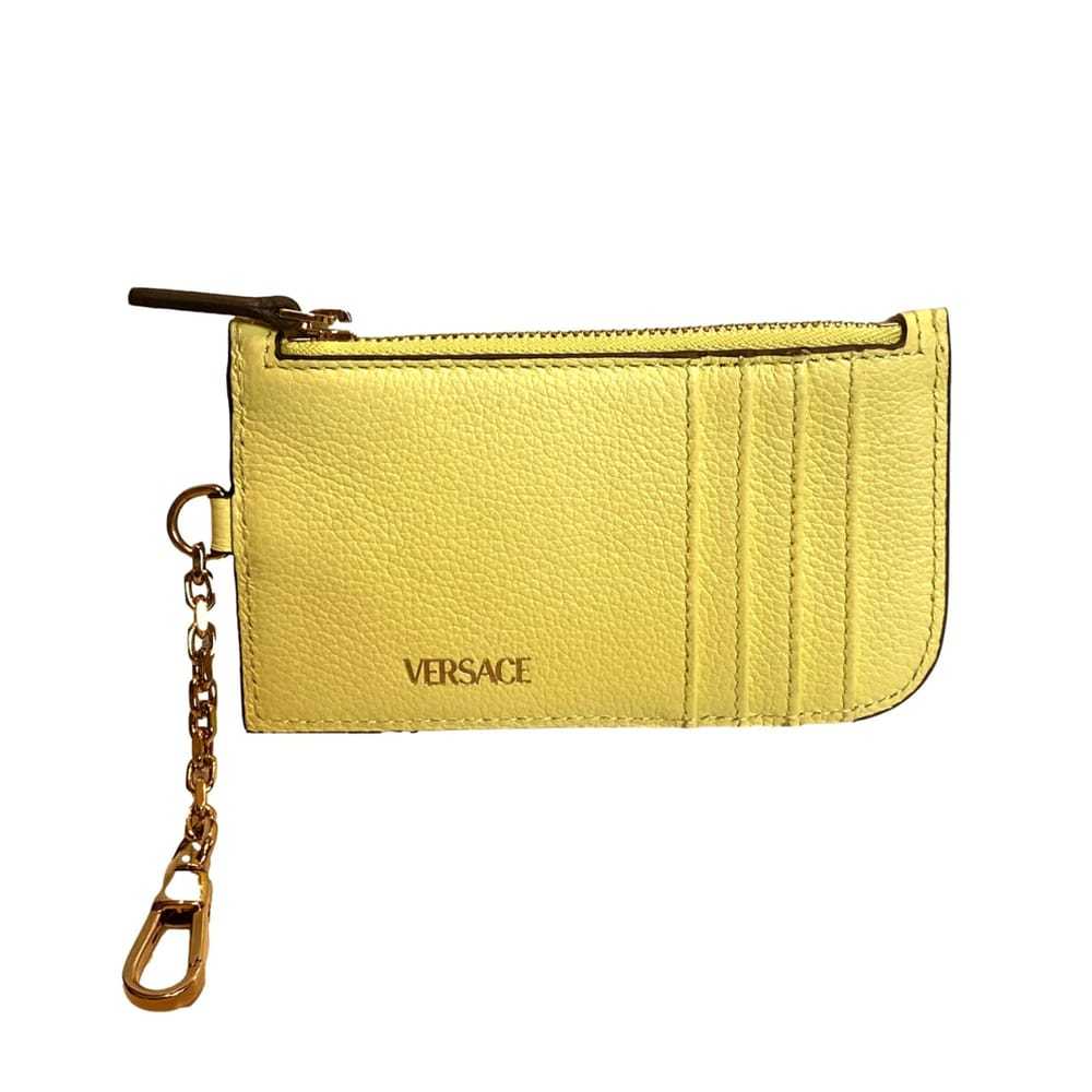 Versace La Medusa leather wallet - image 2