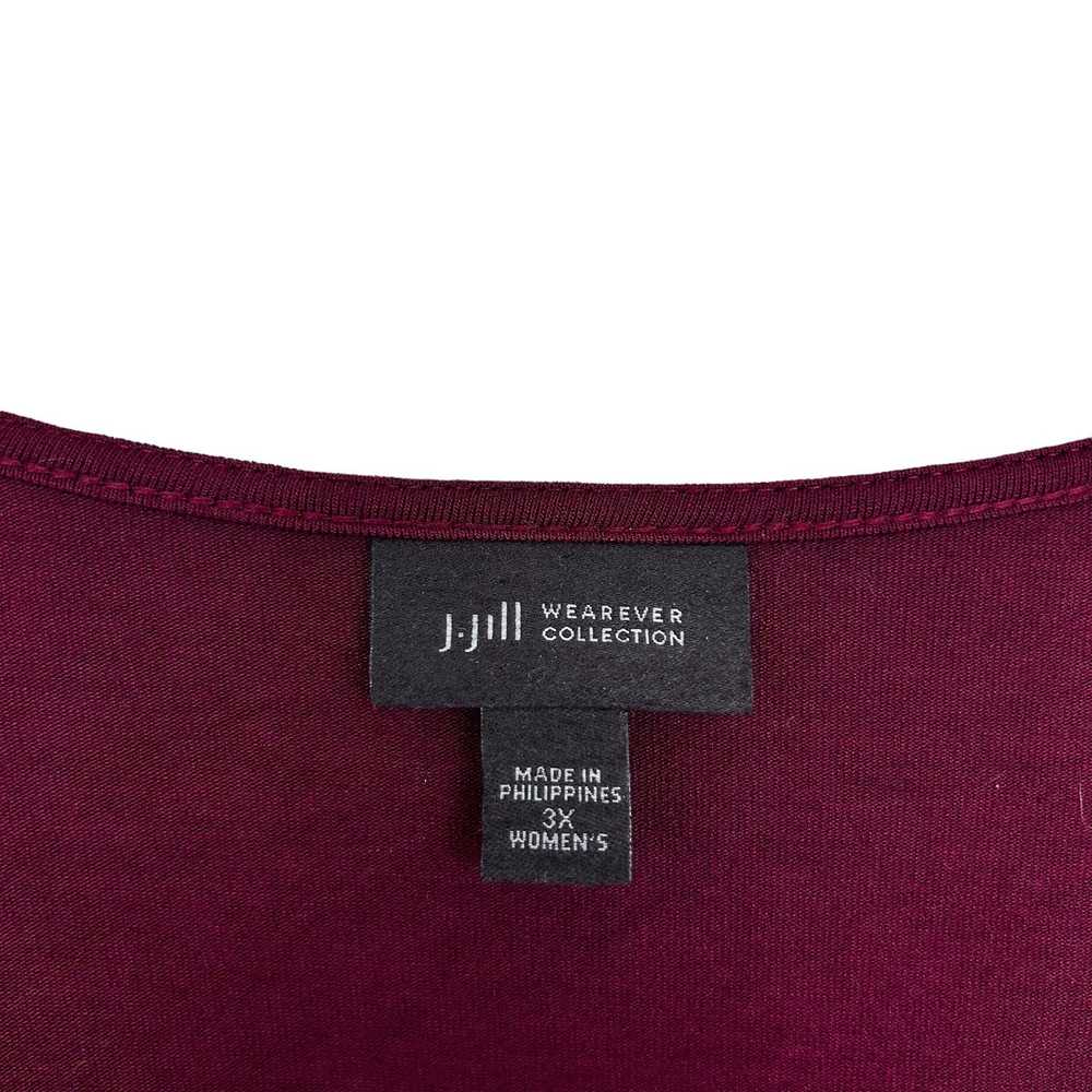 Other J. Jill Wearever Collection Maroon Blouse S… - image 2