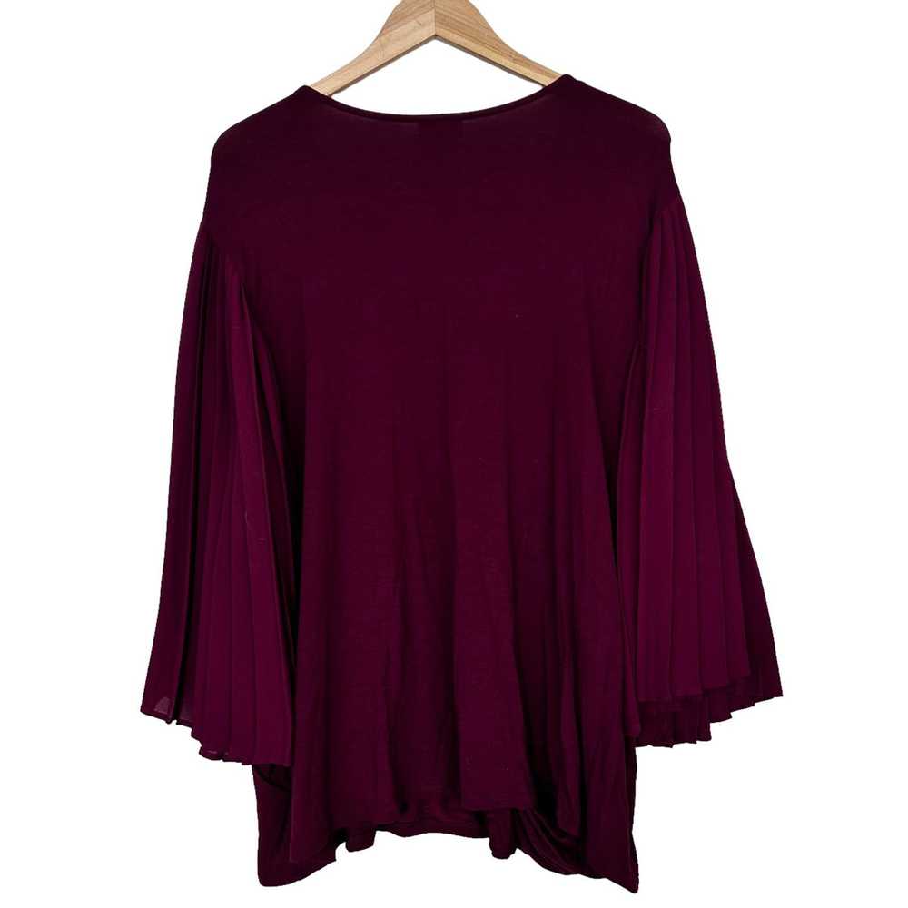Other J. Jill Wearever Collection Maroon Blouse S… - image 5
