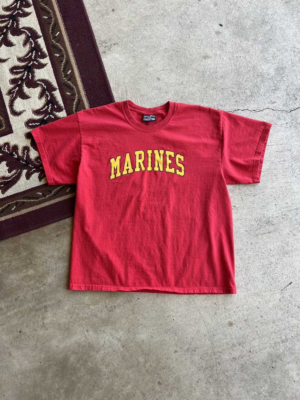 Military × Usmc × Vintage 90s US Marine Corps Tee - image 1